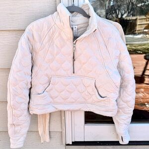 Off-White Quilted Lulu Quarter Zip